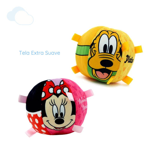 Phi Phi Toys Disney Sensory Rattle Ball for Babies 2