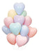 Universo Mágico Heart-Shaped Pastel Color Balloons x 25 U 1