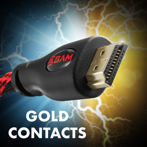 BAM 4K High-Speed HDMI Cables Package of 3 - 25 Feet 3