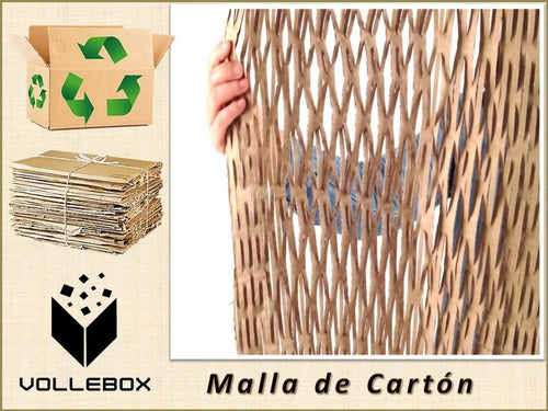 Malla De Cartón X 4 Kg  De Cajas Recuperadas ( Fabricantes ) 1