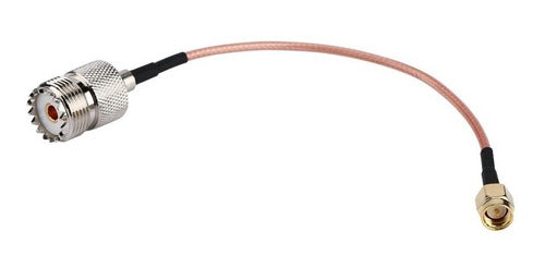 Compex-Sistemas Conector Cable Pigtail So239 Pl259 Hembra A Sma M Hf Sdr 0