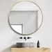 Round 80 cm Mirror with PVC Frame 7