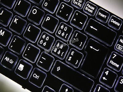 100% Positivo Retroiluminado Teclado Alemán Suizo Para Sony 4