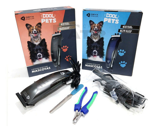 Oryx Pet Hair Clipper 220v - Dog Hair Clipper + Accessories 5