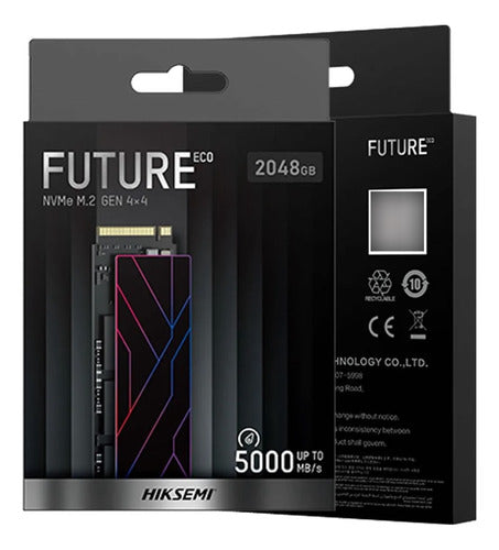 Ssd Nvme M.2 Hiksemi 2tb Future Eco 5000 2280 Pcie 3.0 Gen4 2