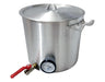 12-Liter Aluminum Melting Pot with Thermometer for Wax and Candle Making 0