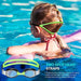 Portzon Black and Blue Unisex Swimming Goggles 5