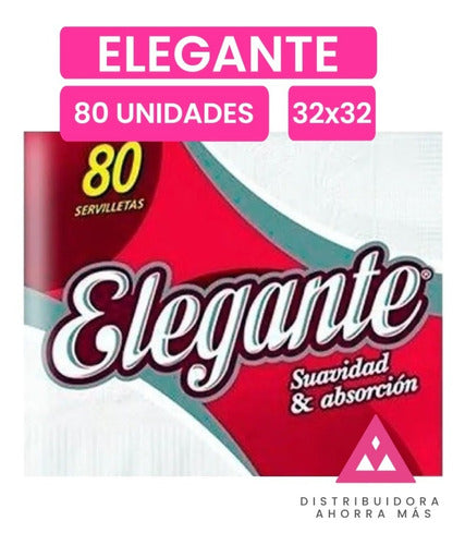 Elegante Servilletas 32x32 De 80u 1