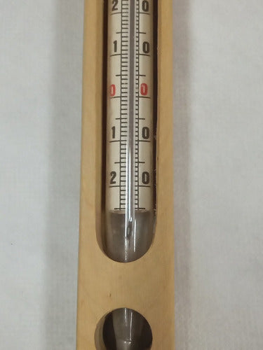 Mercury Wood Protected Thermometer -10 to 100°C 1