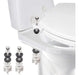 Lovppy Universal Toilet Seat Hinge Bolt Kit - Set of 2 0