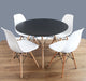 Circular Design Dining Table Mod 957 Living Deco Desk 80cm 3
