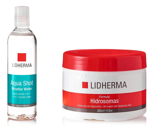 Hidrosomas Hialurónico + Aqua Shot Loción Micelar Lidherma 0