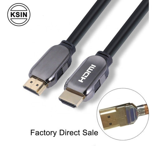 KSIN Cable HDMI 2.1 Premium 8K 4K 120Hz HDR10 eARC 48 Gb 3m 2