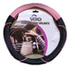 Vexo Steering Wheel Cover 38cm Eco-Leather Black and Pink Maranello 0