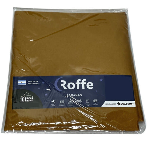 Pack of 3 Adjustable Queen Size Sheets 220 X 240 Cm - Roffe 71