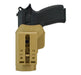 Level 2 Polymer Holster Coyote Glock 17-22-31 Gen 1 1