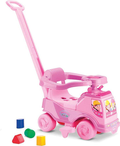 Cardoso Toys Buggy Con Guia Y Encastre Rosa 0