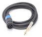Adapter Cable Speakon Female to 6.5mm Male Plug 1m 0
