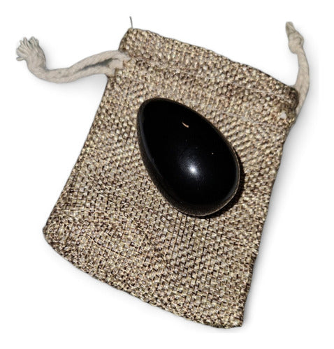 Original Black Obsidian Egg Mexico Osiris Ritual 5