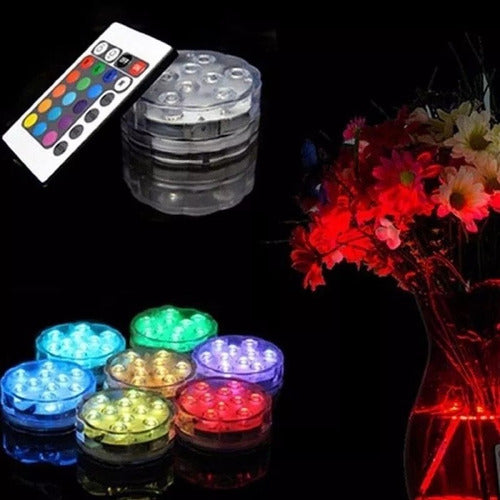 Luz Lampara Led Rgb Sumergible Para Piscinas 6