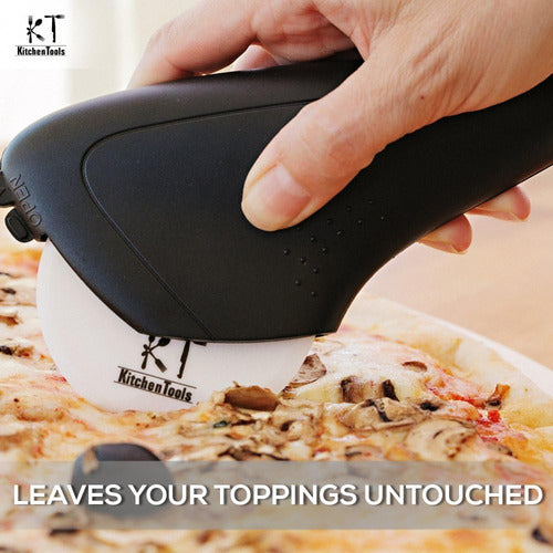 KT.Kitchentools Premium Pizza Cutter - Wheel that Cuts Right 1