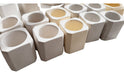 Assorted Pack of 20 Mini Neutral Model Pot Craft Candles 0