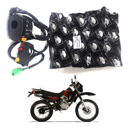 Osaka Juego Switch Comandos Luces Arranque Mondial Td 150 Enduro 0