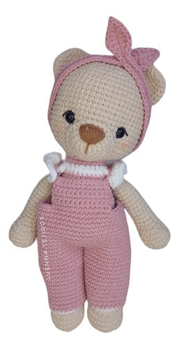 Crochet Knitted Bear Plush Toy for Babies - Luenna Tejidos 0