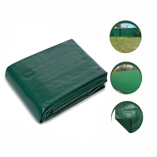 Lona Para Tapume Verde 300 Micras 2,06x20m 0