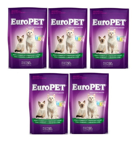 Europet Cat Supplement Pack 250g x 5 Units 0
