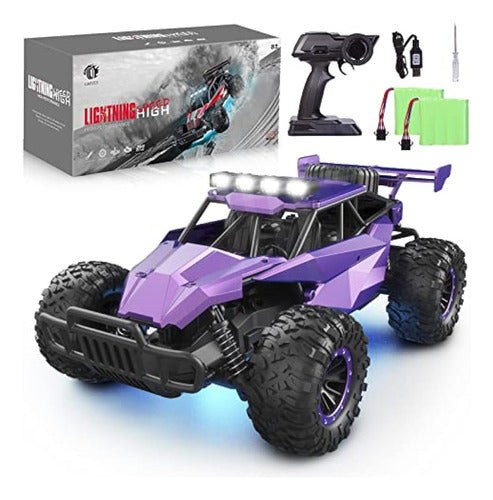 Larvey 2wd - Automóvil A Control Remoto Morado A 0