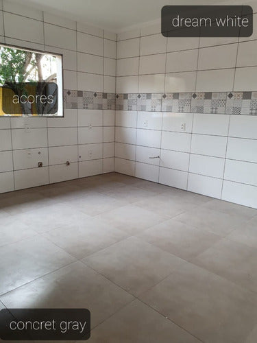 Holzboden Porcelanico Simil Concreto Gris Mate 60x60 Rectificado 1