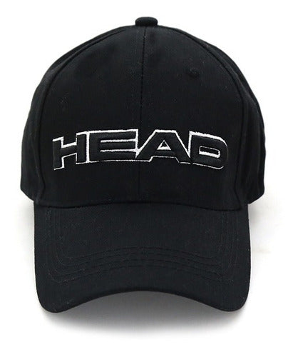 Head Original Black Curved Visor Cap Unisex 0