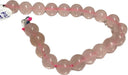 Luli Pulsera Piedra Natural Cuarzo Rosa Tallado En Cuentas 0