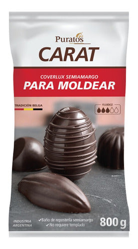 Carat Chocolate Coverlux Puratos 800 Grs 0