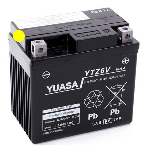 Yuasa YTX5L-BS YTZ6V Honda Biz 125 CG Titan XR 0