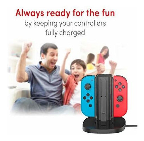 TalkWorks Nintendo Switch Joy Con Charging Dock 3