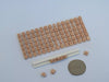 Alphabet Upper Case Stamp Set 10mm + Ceramic Ruler, Clay 4