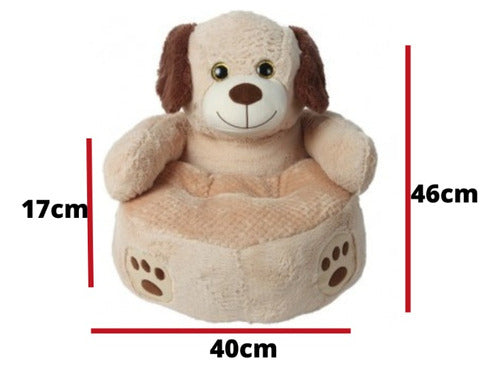 Sofá Perro De Peluche Puff Sillón Para Niños 23046 1