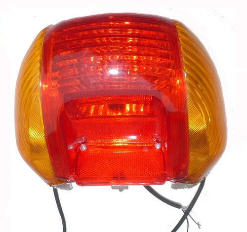 Red Rear Glass Tail Light Mondial 110 Max 1 Motorcycle 0