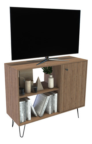 Kaboo Nordik TV Rack for 43'' TV - Nordic Table with Metal Legs 0