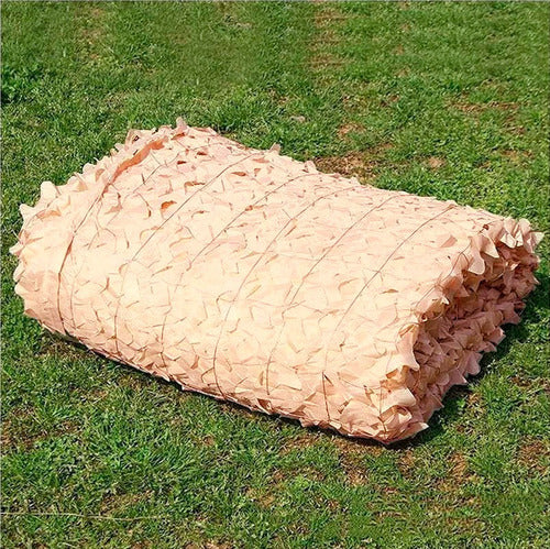 Outdoor Sombrilla 3x5m Red Camuflaje Mediasombra Camuflada Vela 1