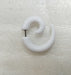 Acrylic Steel Spiral Fake Expander Horn Earrings Piercing 3-4 cm 44
