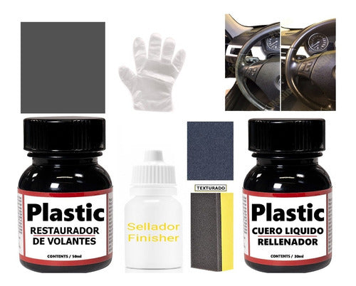 KIT VOLANTE PLASTIC Steering Wheel Repair Kit - 3 Easy Steps 1