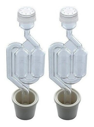 Fastrack Double Bubble Airlock and Carboy Stopper (Pack of 2) 0