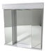 Benevento Bathroom Vanity Mirror 65x70 Triptych with Mirrored Doors 0