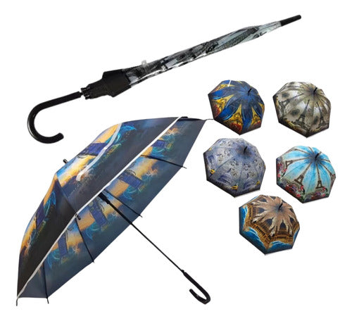 Aloha Large Decorative Vinyl Umbrella for Rain 0