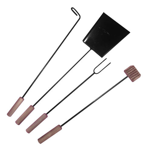 Accesorios Asado Set Parrilla Herramientas Asador Quincho 0