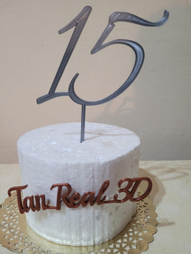 Numeros Personalizado  Cake Toppers Adorno 3