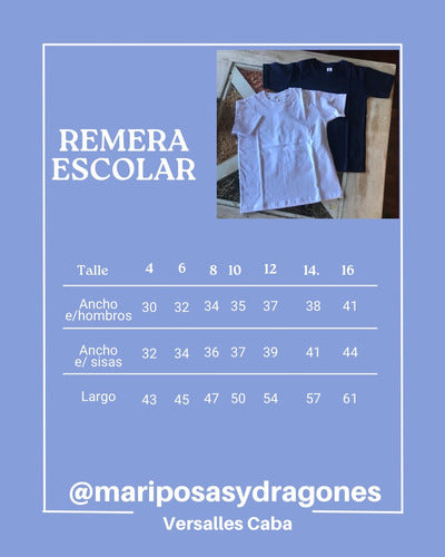 Generic Set 2 Prendas Escolares, Remera + Short 4